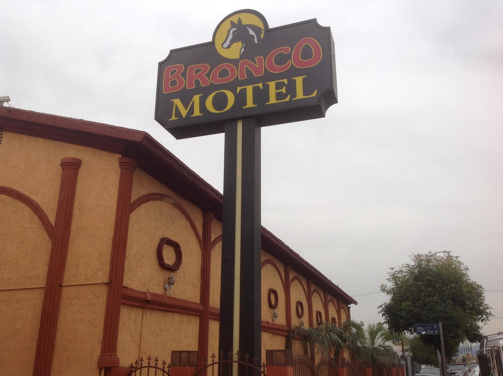 לוס אנג'לס Bronco Motel מראה חיצוני תמונה