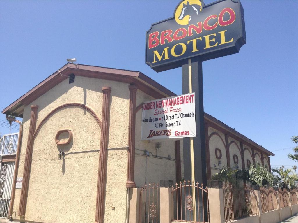 לוס אנג'לס Bronco Motel מראה חיצוני תמונה